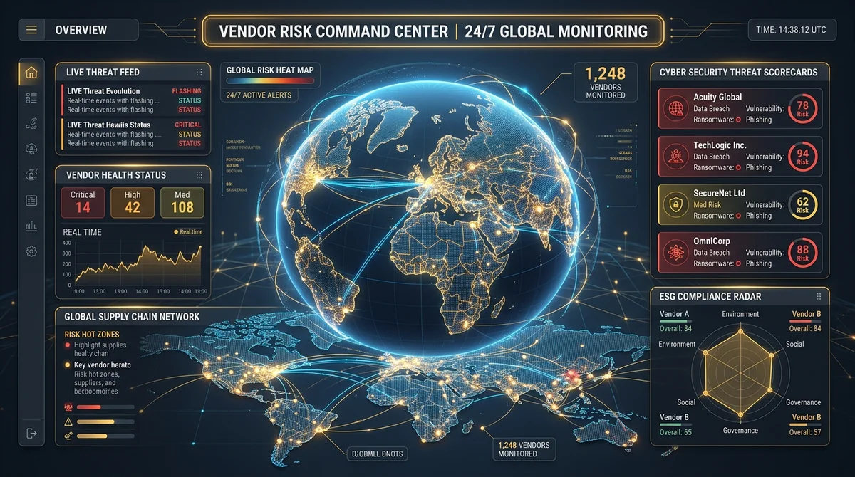 Vendor Risk Monitoring Console
